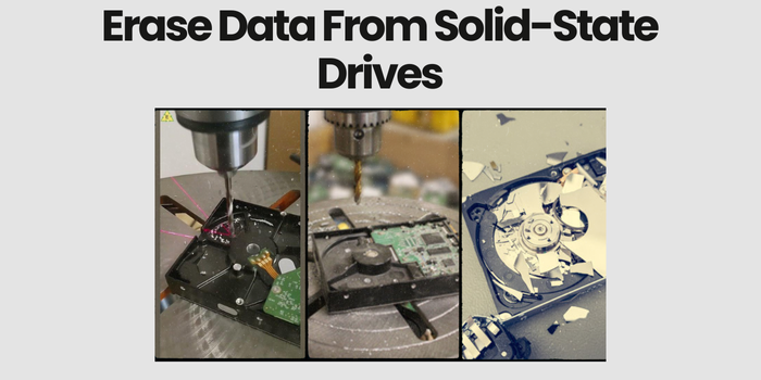 Erase data from solid-state drives 